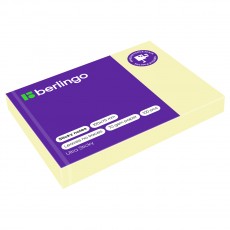 Самоклеящийся блок Berlingo Ultra Sticky, 100*75мм, 100л., пастель, желтый