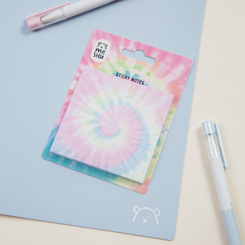 Самоклеящийся блок MESHU Candy color, 75*75мм, 50л., европодвес, Lovely