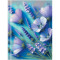 Бизнес-блокнот А6, 80л., BG Flowers with love, матовая ламинация, тиснение фольгой