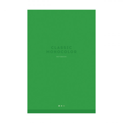 Блокнот А5 80л. на скрепке ArtSpace Monocolor. Green