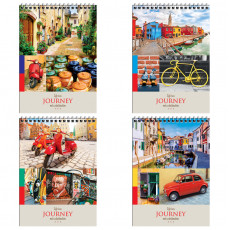 Блокнот А5 80л. на гребне ArtSpace Путешествия. Collage of travel, глянцевая ламинация, твердая обложка Блокнот А5 80л. на гребне ArtSpace Путешествия. Collage of travel, глянцевая ламинация, твердая обложка