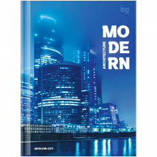 Бизнес-блокнот А6, 80л., BG Modern city, глянцевая ламинация