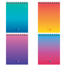 Блокнот А6 60л. на гребне BG Bright monocolor