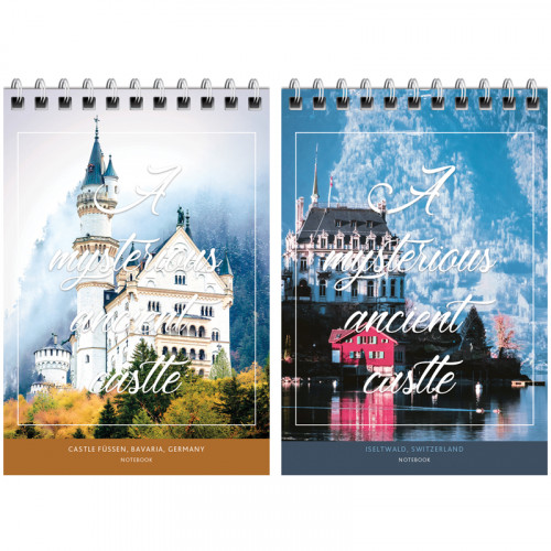 Блокнот А6 80л. на гребне ArtSpace Путешествия. Mysterious castle