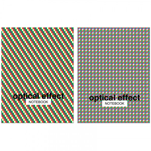 Бизнес-блокнот А5, 64л., ЛАЙТ, BG Optical effect, метализация, глянцевая ламинация