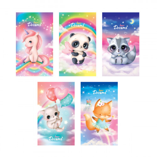 Блокнот А7 48л. на склейке ArtSpace Funny animals