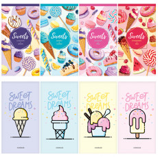 Блокнот А6 24л. на скрепке ArtSpace Food trends. Микс