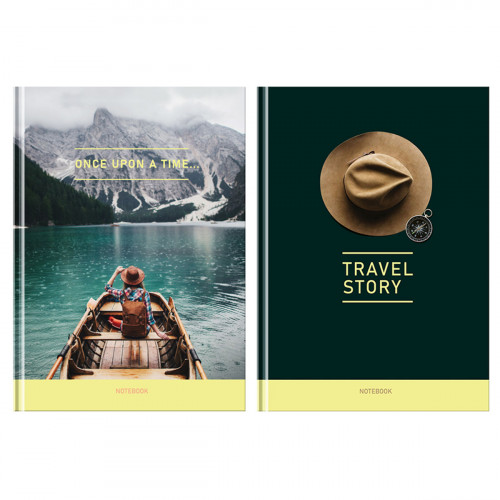 Бизнес-блокнот А5, 80л., BG Travel story, глянцевая ламинация
