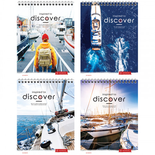 Блокнот А5 40л. на гребне ArtSpace Men hobby. Яхтинг