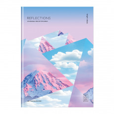 Бизнес-блокнот А4, 80л., BG Reflections, глянцевая ламинация