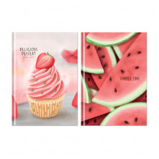 Бизнес-блокнот А6, 64л., евроформат BG Summer dessert, матовая ламинация