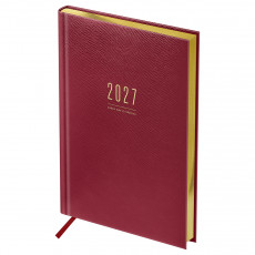 Ежедневник датированный 2027г., А4, 176л., твердый переплет, кожзам, BG 
