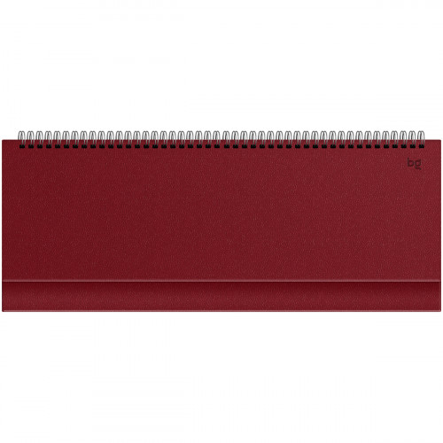 Планинг недатированный, 56л., 330*130мм, балакрон, BG "Ariane. Dark red"