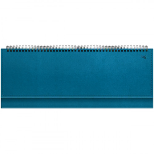 Планинг недатированный, 56л., 330*130мм, кожзам, BG "Winner. Dark teal", бирюзовый