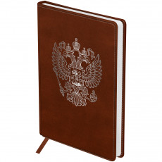 Ежедневник недатированный, А5, 160л., твердый переплет, кожзам, BG 