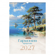 Календарь настенный перекидной на гребне, 340*480 мм 6л. BG 