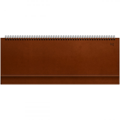 Планинг недатированный, 56л., 330*130мм, кожзам, BG "Winner. Brown", коричневый