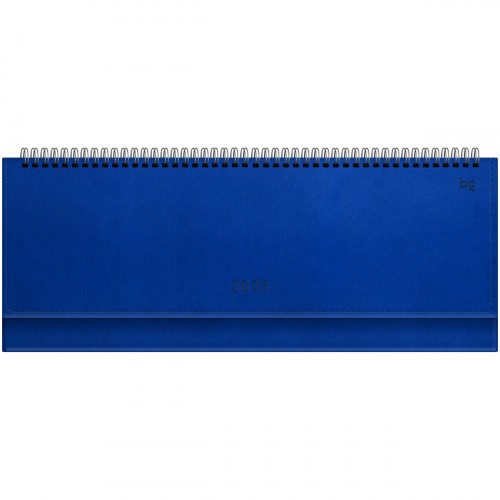 Планинг датированный 2025г., 64л., 330*130мм, кожзам, BG "Winner. Blue", синий