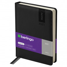 Ежедневник датированный 2027г., А5, 184л., кожзам, Berlingo 