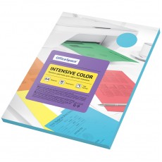 Бумага цветная OfficeSpace Intensive Color, А4, 80г/м2, 100л., (голубой)