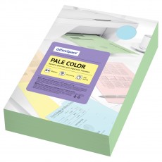 Бумага цветная OfficeSpace Pale Color, А4, 80г/м2, 500л., (зеленый)