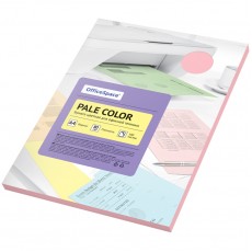 Бумага цветная OfficeSpace Pale Color, А4, 80г/м2, 100л., (розовый)
