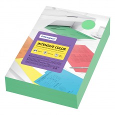 Бумага цветная OfficeSpace Intensive Color, А4, 80г/м2, 500л., (зеленый)