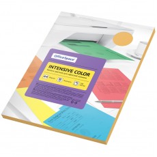 Бумага цветная OfficeSpace Intensive Color, А4, 80г/м2, 100л., (оранжевый)