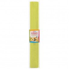 Бумага крепированная флористическая ArtSpace, 50*250см, 110г/м2, светло-желтая, в пакете