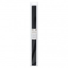 Бумага крепированная ТРИ СОВЫ, 50*250см, 32г/м2, черная, в рулоне, пакет с европодвесом