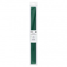 Бумага крепированная ТРИ СОВЫ, 50*250см, 32г/м2, темно-зеленая, в рулоне, пакет с европодвесом