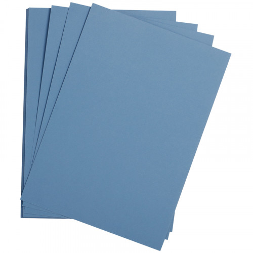 Цветная бумага 500*650мм, Clairefontaine Etival color, 24л., 160г/м2, королевский синий, легкое зерно, 30%хлопка, 70%целлюлоза