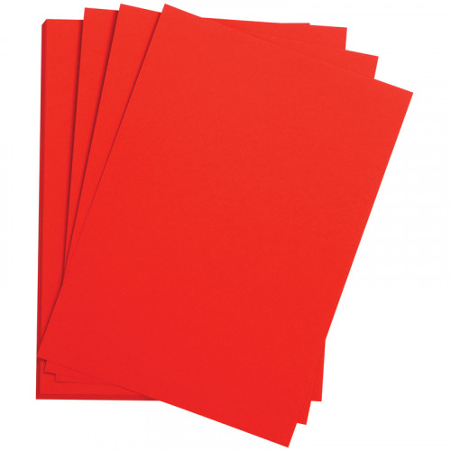 Цветная бумага 500*650мм, Clairefontaine Etival color, 24л., 160г/м2, маковый, легкое зерно, 30%хлопка, 70%целлюлоза