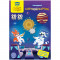 Картон цветной А4, Мульти-Пульти, 20л., 20цв., мелованный, золото, серебро, в папке, Енот в космосе. Волшебный