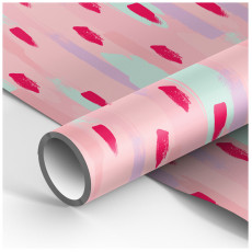 Упаковочная бумага глянц. 70*100см, MESHU Stylish pink, 90г/м2 Упаковочная бумага глянц. 70*100см, MESHU Stylish pink, 90г/м2