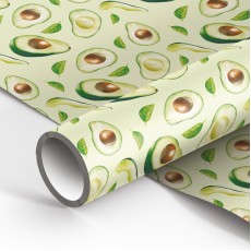 Упаковочная бумага глянц. 70*100см, MESHU Avocado, 80г/м2