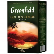 Чай Greenfield Golden Ceylon, черный листовой, 100г