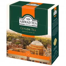 Чай Ahmad Tea Цейлонский, черный, 100 фольг. пакетиков по 2г
