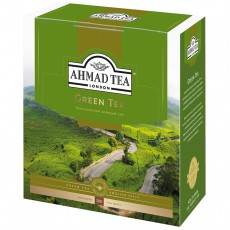 Чай Ahmad Tea Green Tea, зеленый, 100 фольг. пакетиков по 2г