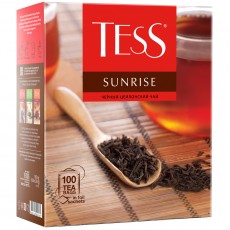 Чай Tess Sunrise, черный, 100 фольг. пакетиков по 1,8г