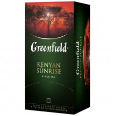Чай Greenfield Kenyan Sunrise, черный, 25 фольг. пакетиков по 2г