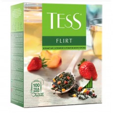Чай Tess Flirt, зеленый, 100 фольг. пакетиков по 1,5г