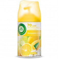 Сменный баллон для освежителя воздуха Airwick Freshmatic Женьшень и лимон, 250мл