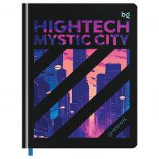 Дневник 1-11 кл. 48л. (твердый) BG High tech, фигурная вырубка, глянцевая ламинация, тиснение фольгой, ляссе