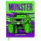 Дневник 1-11 кл. 48л. ЛАЙТ BG Monster, иск. кожа, печать, ляссе