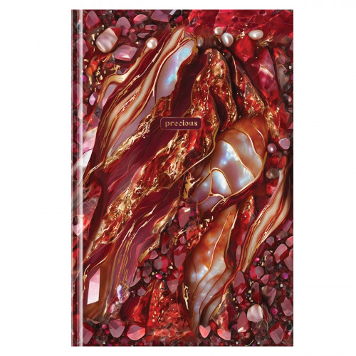 Ежедневник недатированный А5, 160л., 7БЦ BG Драгоценный, глянцевая ламинация, тиснение фольгой