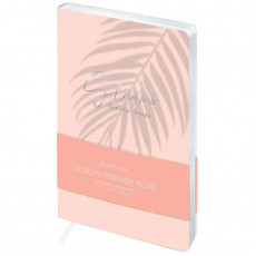Ежедневник недатированный, А5, 136л., кожзам, Greenwich Line Vision. Trendy rose, тон. блок, срез фольга