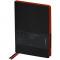 Ежедневник недатированный, А5, 136л., кожзам, Berlingo Fuze, цветной срез, черный