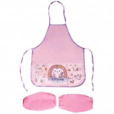 Фартук с нарукавниками ArtSpace KittyCorn, 53,5*44,5см, 3 кармана
