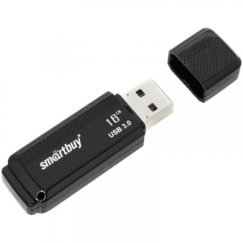 Память Smart Buy Dock 16GB, USB 3.0 Flash Drive, черный